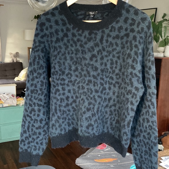 Rails Chance sweater boxy in forest jaguar size small - Picture 2 of 7